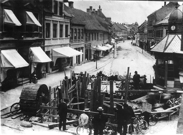 Foto. Vestergade  ca. 1908